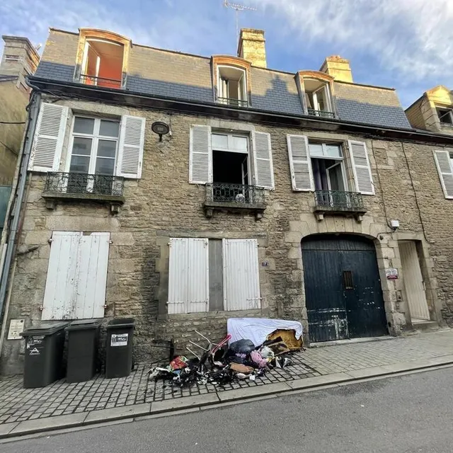 photo les occupants des lieux ont dû être relogés.  ©  ouest-france