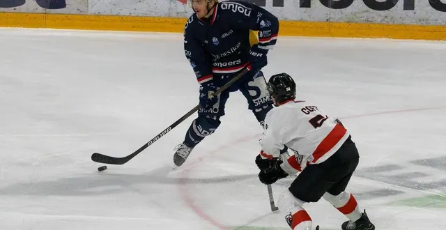 photo  sami tavernier, casque d’or des ducs sur les playoffs : il est le top scorer angevin sur la phase finale.  &copy;  françois maisonneuve 
