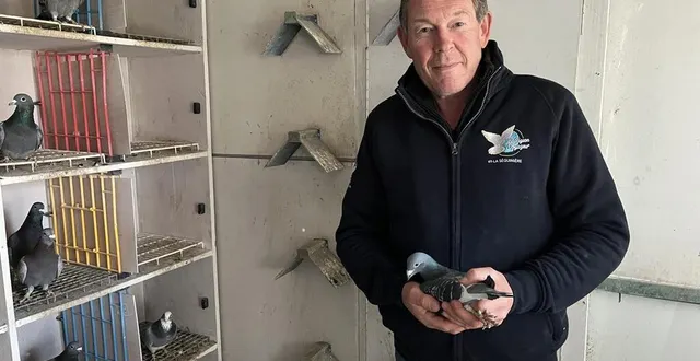 photo  joseph sécher est colombophile depuis plus de dix ans, à torfou, commune déléguée de sèvremoine (maine-et-loire).  &copy;  ouest-france 