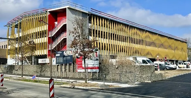 photo  le parking silo de la rue de degré, au mans, comprendra 423 places réparties sur quatre niveaux.  &copy;  le maine libre 