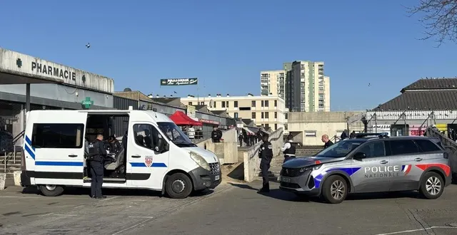 photo  au mans, une importante opération de police était en cours, mardi 18 mars 2025.  &copy;  ouest-france 