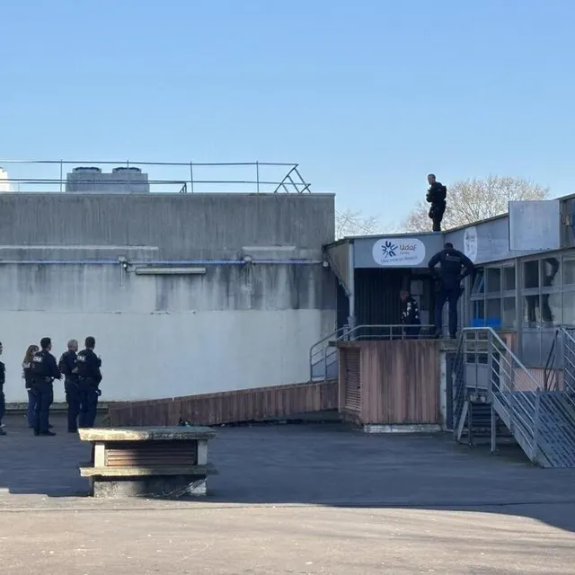 photo une quarantaine d’agents a été mobilisée.  ©  ouest-france