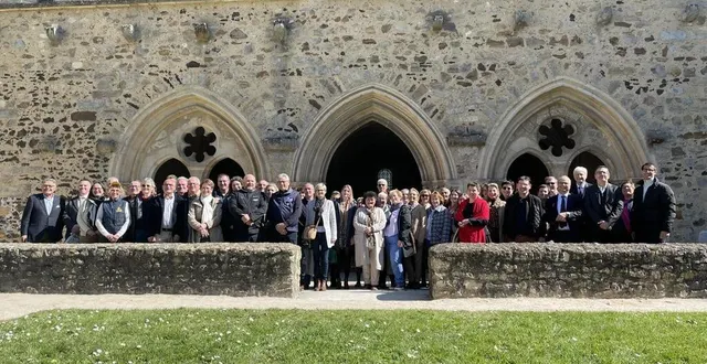photo  à l’abbaye royale de l’épau, les lauréats sarthois du salon de l’agriculture 2025 ont été mis à l’honneur ce mardi 18 mars 2025.  &copy;  le maine libre 
