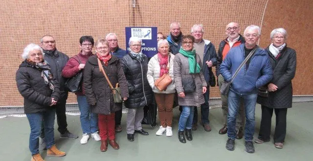 photo  les organisateurs et bénévoles de la randonnée mars bleu se sont réunis afin de peaufiner les derniers détails de l’évènement.  &copy;  co 