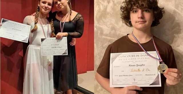 photo  spaycific dance participait, le week-end dernier, au concours de danse de la côte fleurie à caen. en solo modern jazz de la catégorie 12-14 ans, kevän gauglin se pare de la médaille d’or. en duo autres danse de 14-16 ans, apolline troger et lisa dupont ont rapporté la médaille d’argent.  &copy;  spaycific dance 