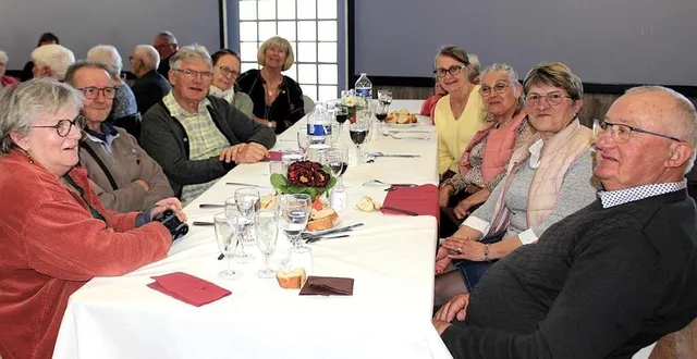 photo  au programme des anciens : chansons, histoires drôles des convives et... canard à l’orange.  &copy;  le maine libre 