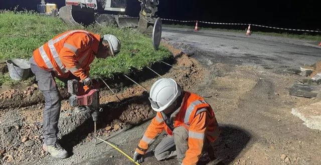 photo  le département de la sarthe engage des travaux de renouvellement d’enrobés dans le secteur de champagné (photo d’illustration).  &copy;  archives ouest-france 