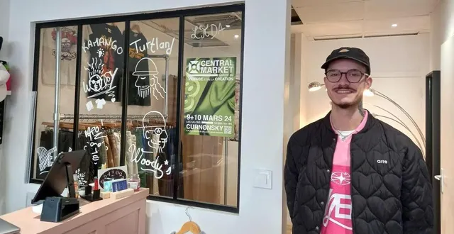 photo  marius audureau, commerçant indépendant passionné, organise avec son associé alex touret la troisième édition du central market, aux salons curnonsky.  &copy;  archives ouest-france 