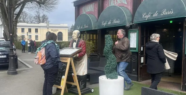 photo  le restaurant café de paris, à bagnoles-de-l’orne, profite de sa proximité avec le casino pendant le festival d’humour des andain’ries.  &copy;  ouest-france 