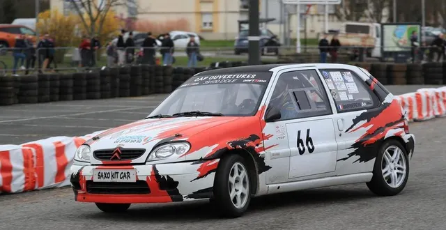 photo  le pilote alain barberon est un fidèle du slalom de la ferté-bernard, il y participe depuis sa création.  &copy;  patrick charron 