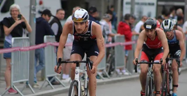photo  à l’occasion d’un entraînement, vendredi 21 mars 2025, liam chaumuleau, jeune triathlète du mans (sarthe) a été heurté par un fourgon qui a pris la fuite, à parigné-l’évêque dans la sarthe.  &copy;  ouest-france 