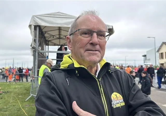 photo michel beaudoin, créateur de l’épreuve en 1974 est au départ :  ©  ouest-france