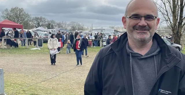 photo  jérémy jouin, président de l’association loisirs de louailles, organisatrice du bric-à-brac.  &copy;  le maine libre 