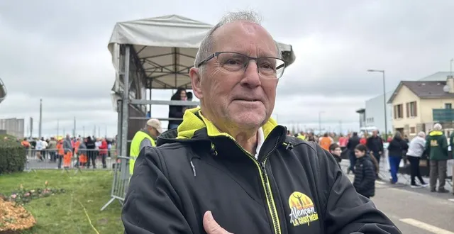 photo  michel baudouin, créateur d’alençon - médavy en 1974, a donné le départ d’alençon - la croix-médavy (orne).  &copy;  ouest-france 