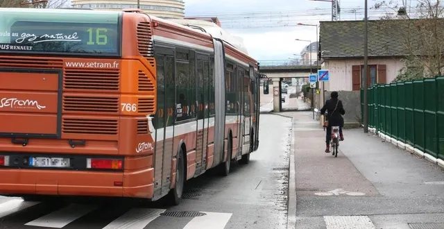 photo  au mans, en raison d’un préavis de grève déposé pour le lundi 24 et mardi 25 mars 2025 au dépôt de la setram du mans, la circulation des bus dans la ville sera perturbée.  &copy;  archives ouest-france 