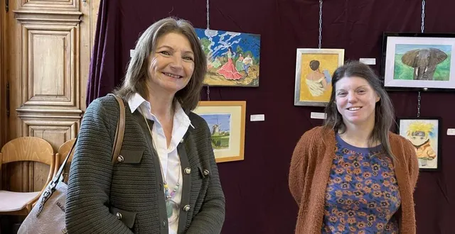 photo  émilie petiteau (à gauche) et chantal, l’une de ses élèves.  &copy;  co 