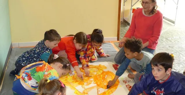 photo  un atelier créatif très apprécié par les écoliers.  &copy;  le maine libre 