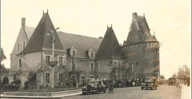 photo  dans son 46e numéro, le cahier fléchois revient sur la période de l’occupation allemande à la flèche (sarthe), grâce à des documents nouvellement exploités.  &copy;  collection daniel potron 