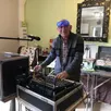 photo  jean-michel dublanc, dj à 78 ans. chez lui, à thoiré-sur-dinan, une pièce entière est consacrée à sa musique. 