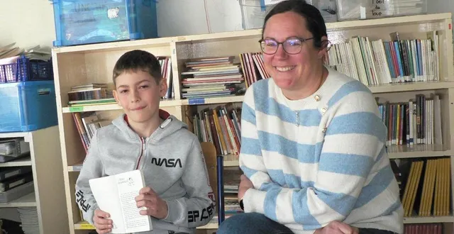 photo  titouan boulay a pu compter sur les précieux conseils de nathalie transon, enseignante en cm2 à l’école le petit nicolas de marolles-les-braults (sarthe) pour se préparer à ce concours.  &copy;  ouest-france 