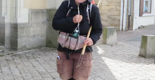 photo  le pèlerinage, c’est comme une seconde nature : monique chanteau s’apprête à repartir sur les chemins.  &copy;  m. chanteau 