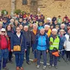 photo la dernière étape sarthoise de la rando sur les traces du grand chemin du mont-saint-michel a fait une halte dans la commune. elle est reconnue village étape du chemin montois grâce à un « clou » emblématique.
