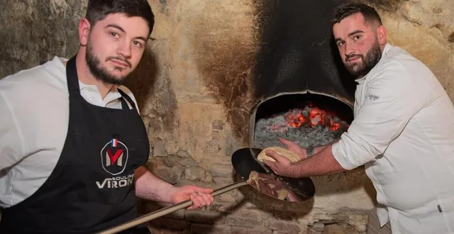 photo  dimanche, dylan gillet et gwen hervet proposeront des pizzas cuites au feu de bois.  &copy;  le maine libre 