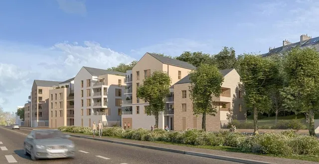 photo  le projet de 60 logements doit sortir de terre quai louis-blanc, au mans (sarthe), à proximité de la passerelle d’enfer qui enjambe la sarthe.  &copy;  cogedim 