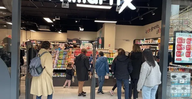 photo  la nouvelle enseigne a attiré la foule dès son premier jour d’ouverture, ce mercredi 26 mars 2025, centre commercial des jacobins, au mans (sarthe).  &copy;  ouest-france 