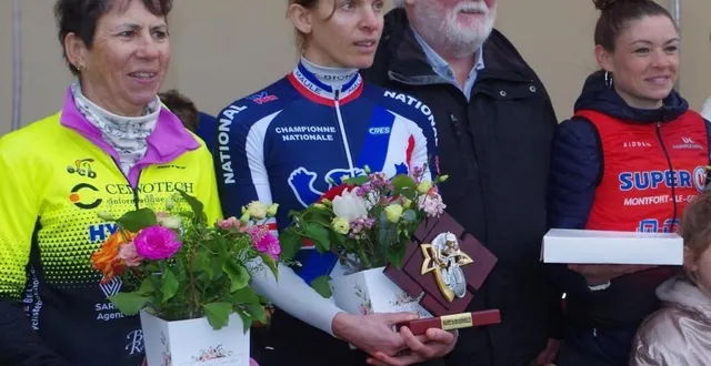 photo  en féminines, anne senegas (us maule, 78), championne de france vétéran l’a emporté sur marion diguer (uc mongesnoise)  &copy;  le maine libre 