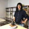 photo  patricia perez est installée dans la campagne sarthoise et propose des ateliers de céramique à tuffé-val-de-la-chéronne. 