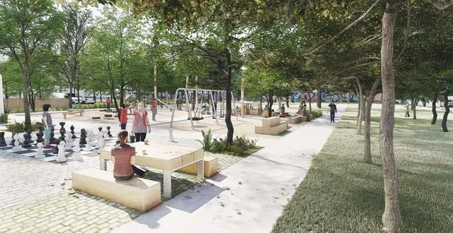 photo  la transformation de la place édith-bonnem va démarrer fin juin. les travaux devraient durer jusqu’à l’automne.  &copy;  cabinet ingetec 