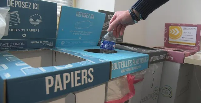 photo  les élèves veulent perfectionner le tri des déchets dans leur collège.  &copy;  le courrier de l’ouest – marie delage 