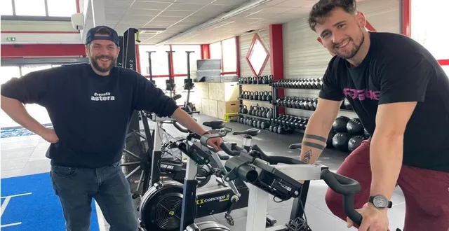 photo  guillaume rapicault (à gauche) et johan pépéder forment le duo à la tête du crossfit astéra.  &copy;  ouest-france 