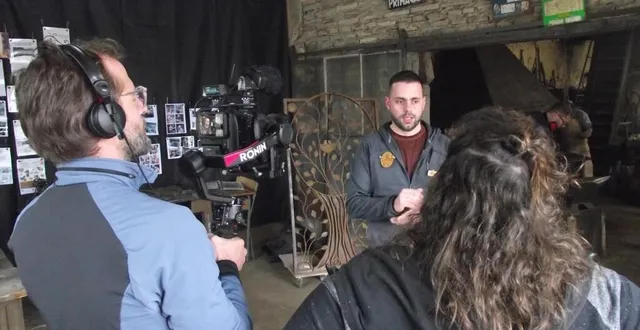 photo  la forge arthezé a été au cœur d’un reportage de france 3.  &copy;  ouest-france 