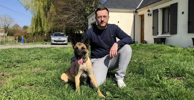 photo  killian marotta vient de lancer son activité d’éducateur canin à mayet, au nord-est de la flèche (sarthe). ici avec tina, un berger belge malinois de 2 ans.  &copy;  ouest-france 