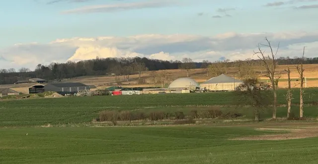 photo  une unité de méthanisation près de corbon, dans le perche ornais.  &copy;  archives ouest-france 