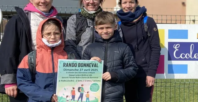 photo  le bureau de l’apel prépare la rando bonneval.  &copy;  ouest-france 