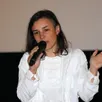 photo  hélène merlin, réalisatrice du film « cassandre », après la projection en avant-première au cinéma le maingué, à segré (maine-et-loire), vendredi 21 mars 2025. 