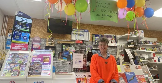 photo  aurore pottier est la gérante de la maison de la presse d’écouché-les-vallées. elle a vendu le ticket gagnant à une cliente de passage.  &copy;  ouest-france 
