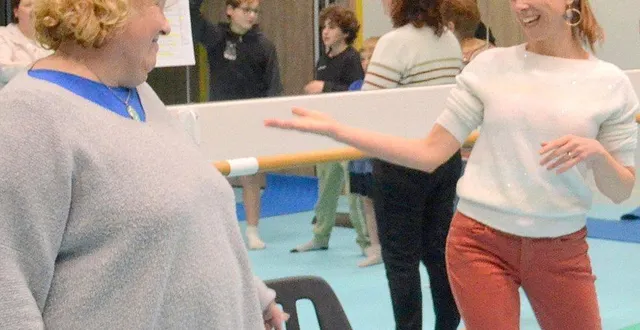 photo  marie thomas prône labienveillance.  &copy;  le maine libre 