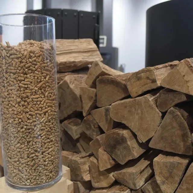 photo les granulés ont un meilleur rendement que le bois.  ©  archives co - marie delage