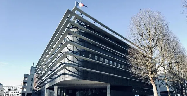 photo  le palais de justice gambetta, à caen, où siège la cour d’assises du calvados.  &copy;  archives ouest-france 