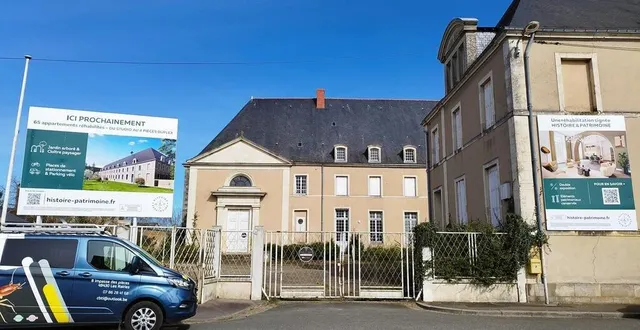 photo  les panneaux apposés par histoire & patrimoine offrent des images prometteuses du projet qui se fait attendre.  &copy;  ouest-france 