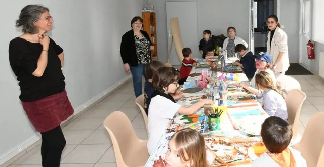 photo  les enfants se sont montrés très attentifs.  &copy;  le maine libre 