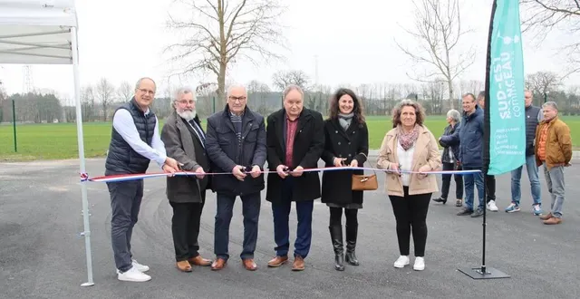 photo  au total, le coût d’aménagement des travaux s’élève à 346 208, 08 €, dont 30 % ont été supportés par l’état sous forme de dotation.  &copy;  sud est manceau 