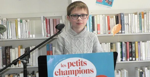 photo  mathieu mariani de la classe cm2 de l’école primaire de saint-maixent.  &copy;  ouest-france 