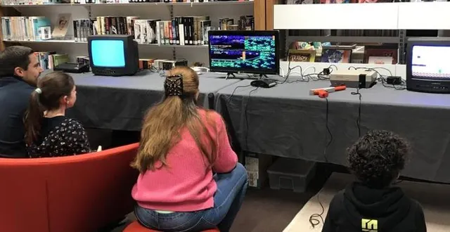 photo  une journée studieuse autour des jeux vidéo.  &copy;  mediatheque 