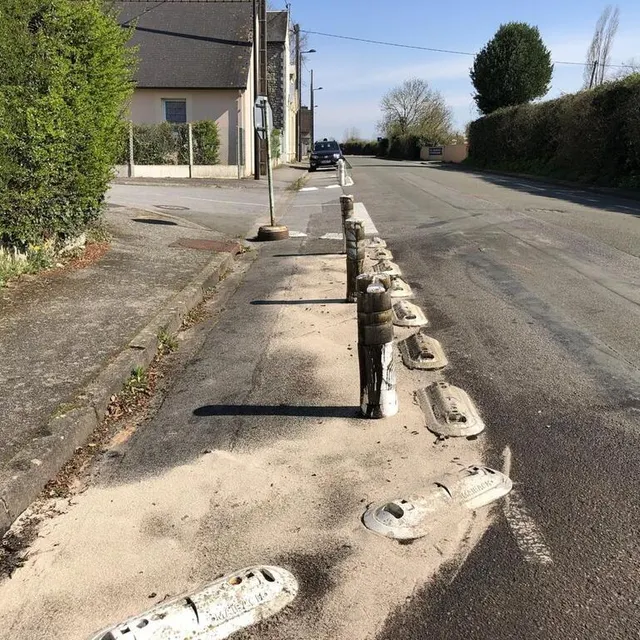 photo il semble que du carburant a été répandu.  ©  ouest-france