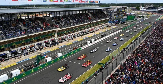 photo  l’édition 2024 des 24 heures du mans a attiré un très grand nombre de visiteurs, comme l’édition du centenaire, en 2023.  &copy;  franck dubray / archives ouest france 